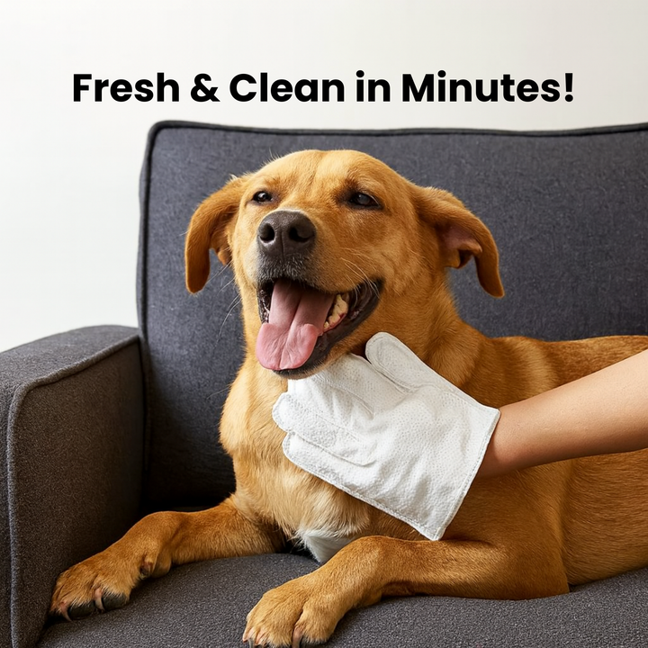Glove & Go! Glove Grooming Wipes for Dogs & Cats