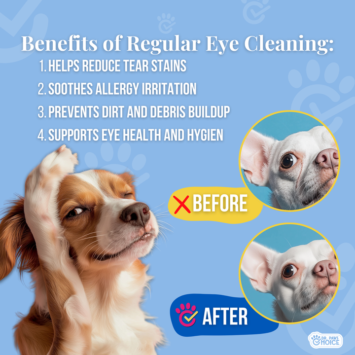 Pet Eye Relief Finger Wipes for Dogs