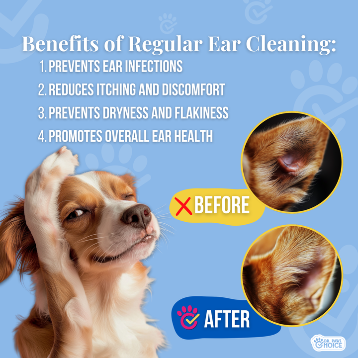 Oatmeal-Scented Ear Relief Finger Wipes for Pets