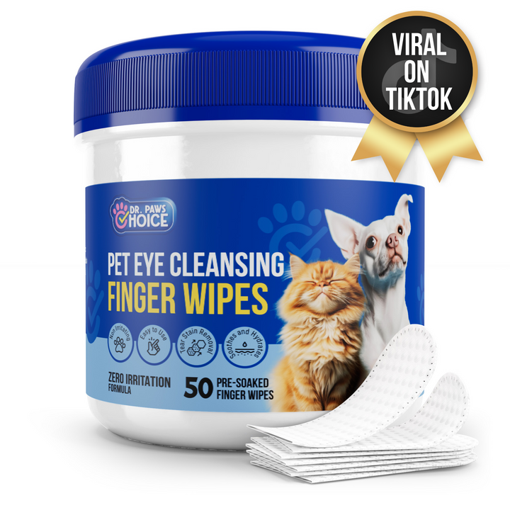 Pet Eye Relief Finger Wipes for Dogs