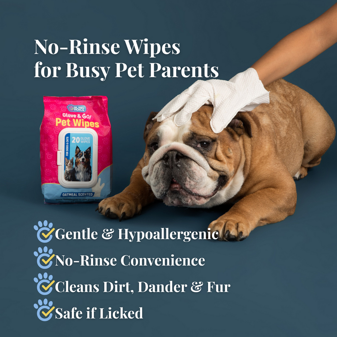Glove & Go! Glove Grooming Wipes for Dogs & Cats