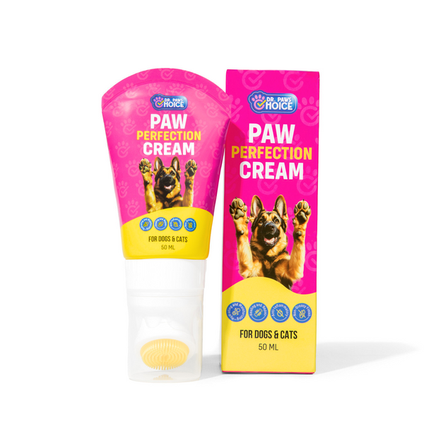 Crema Paw Perfection: protector y bálsamo reparador para patas de perro con aplicador de punta suave