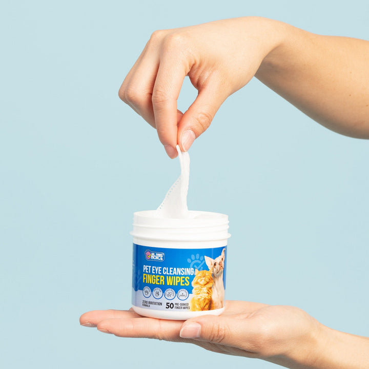 Pet Eye Relief Finger Wipes for Pets